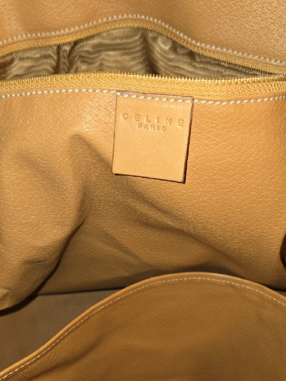 Celine Vintage Coated Canvas Duffel Bag
